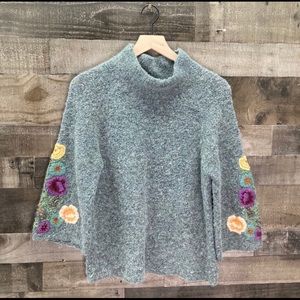 Rosevine Sweater Tunic by Anthro Sleeping on Snow